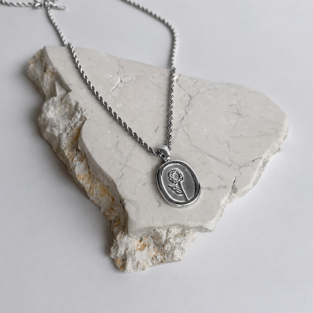 Collar Silver Bloom