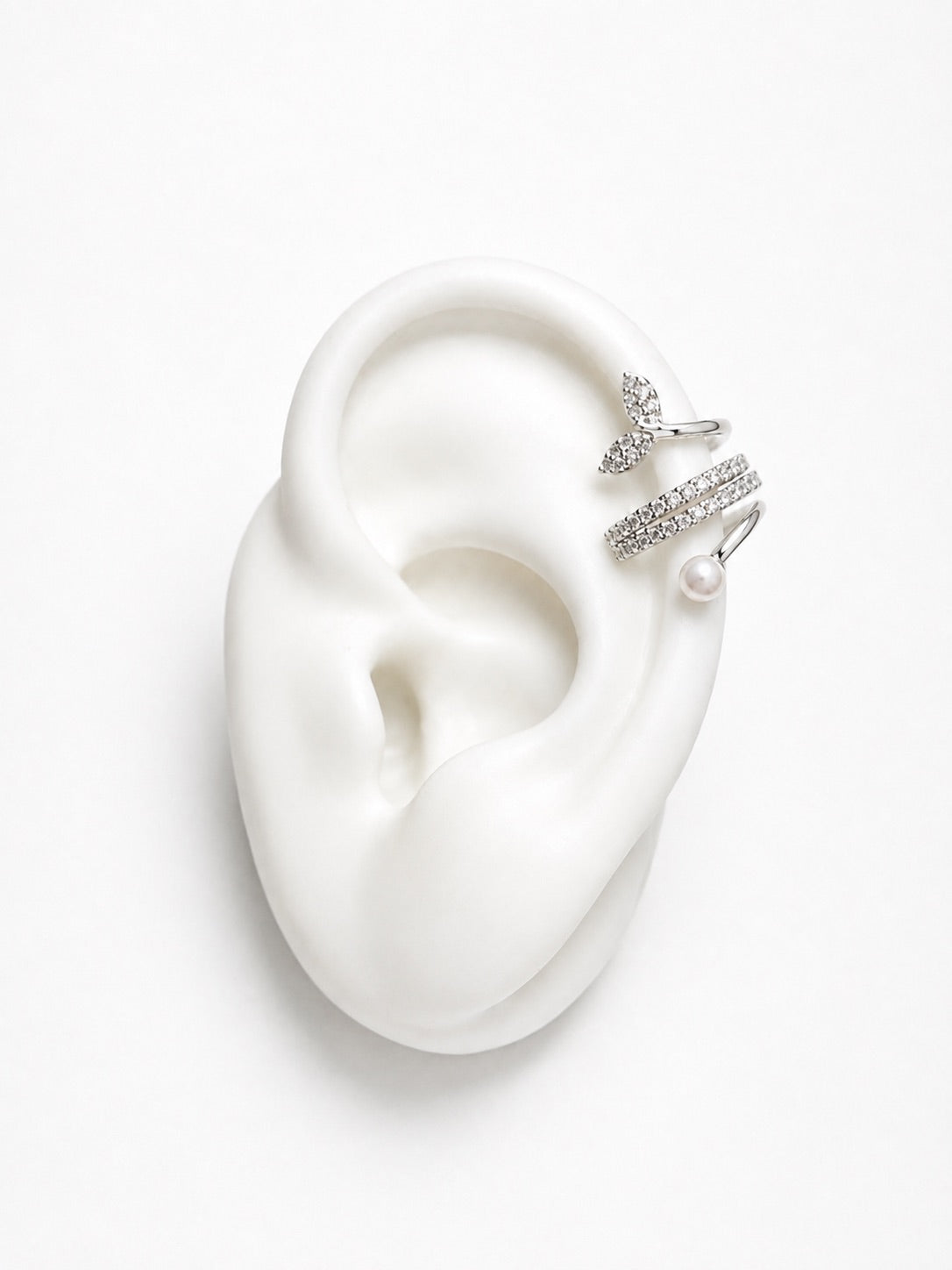 Chunky Silver Earcuff