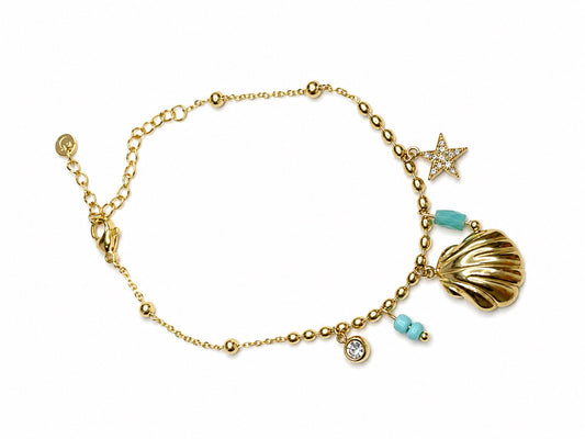 Pulsera Dijes Flor
